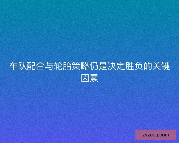 车队配合与轮胎策略仍是决定胜负的关键因素